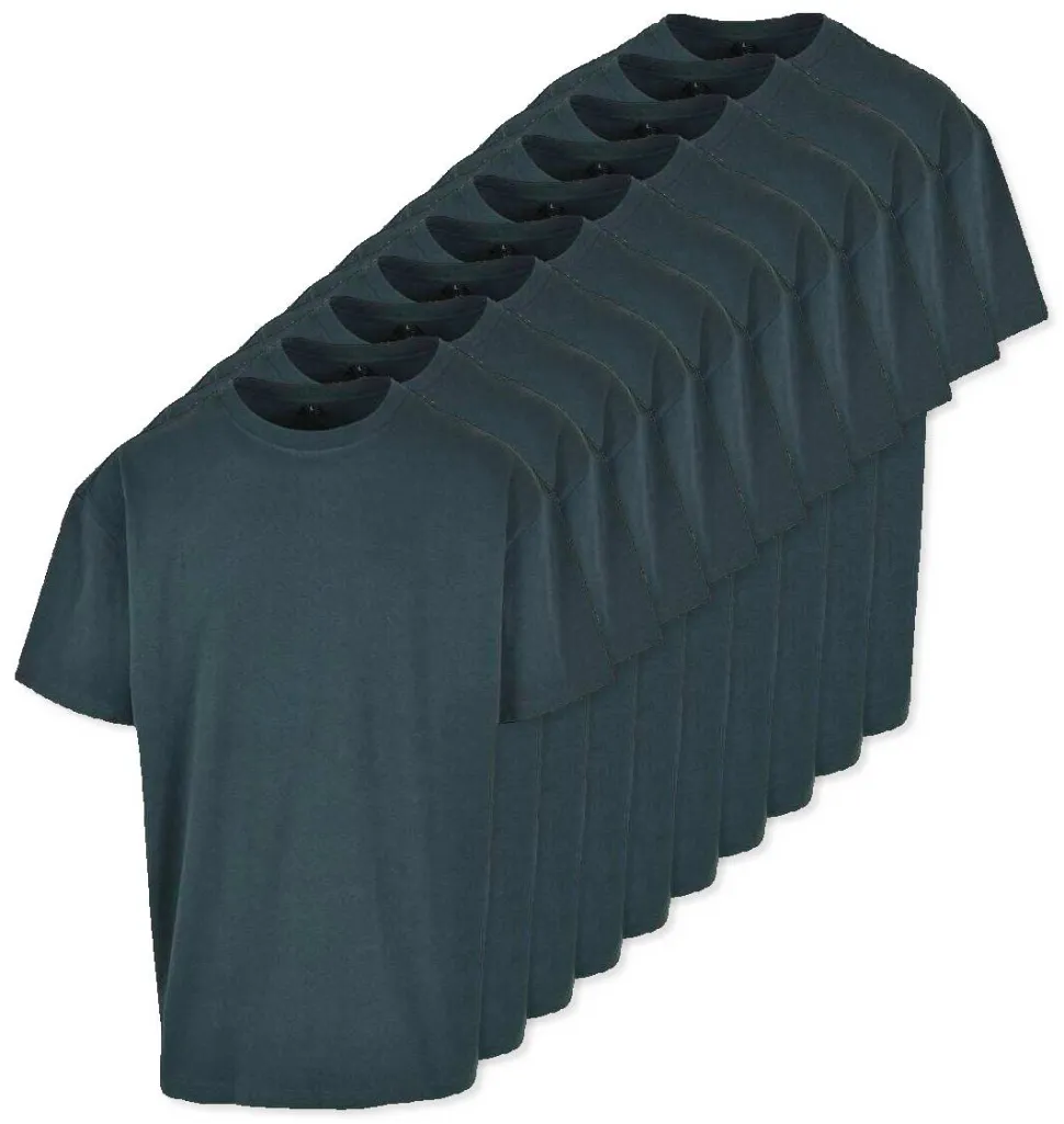 Pack de 100 Build Your Brand BY102 - T-shirt Oversize Confort Classique Homme