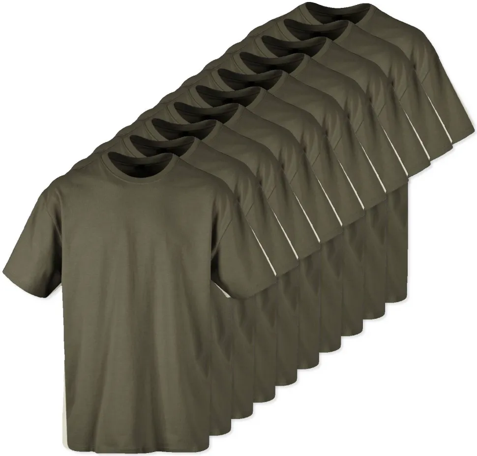Pack de 100 Build Your Brand BY102 - T-shirt Oversize Confort Classique Homme