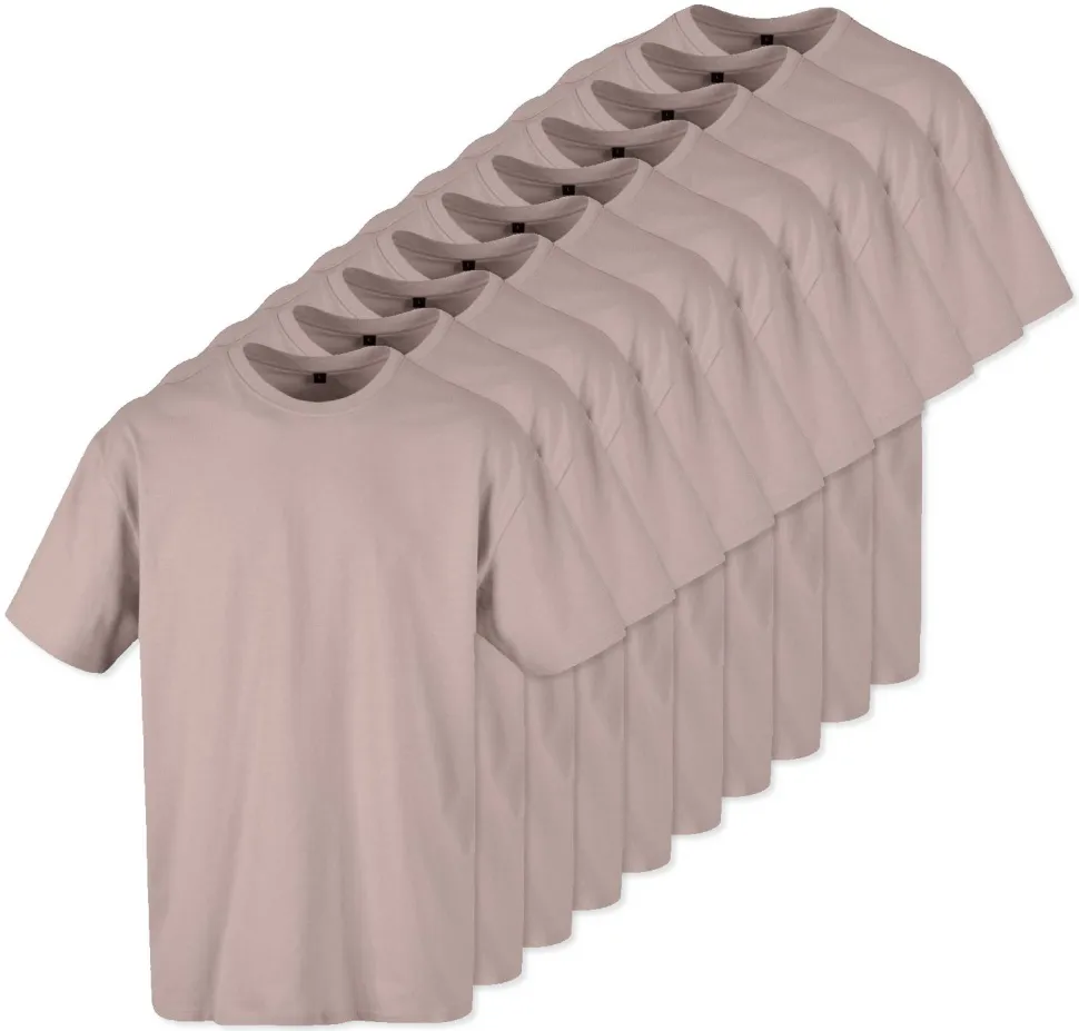 Pack de 100 Build Your Brand BY102 - T-shirt Oversize Confort Classique Homme