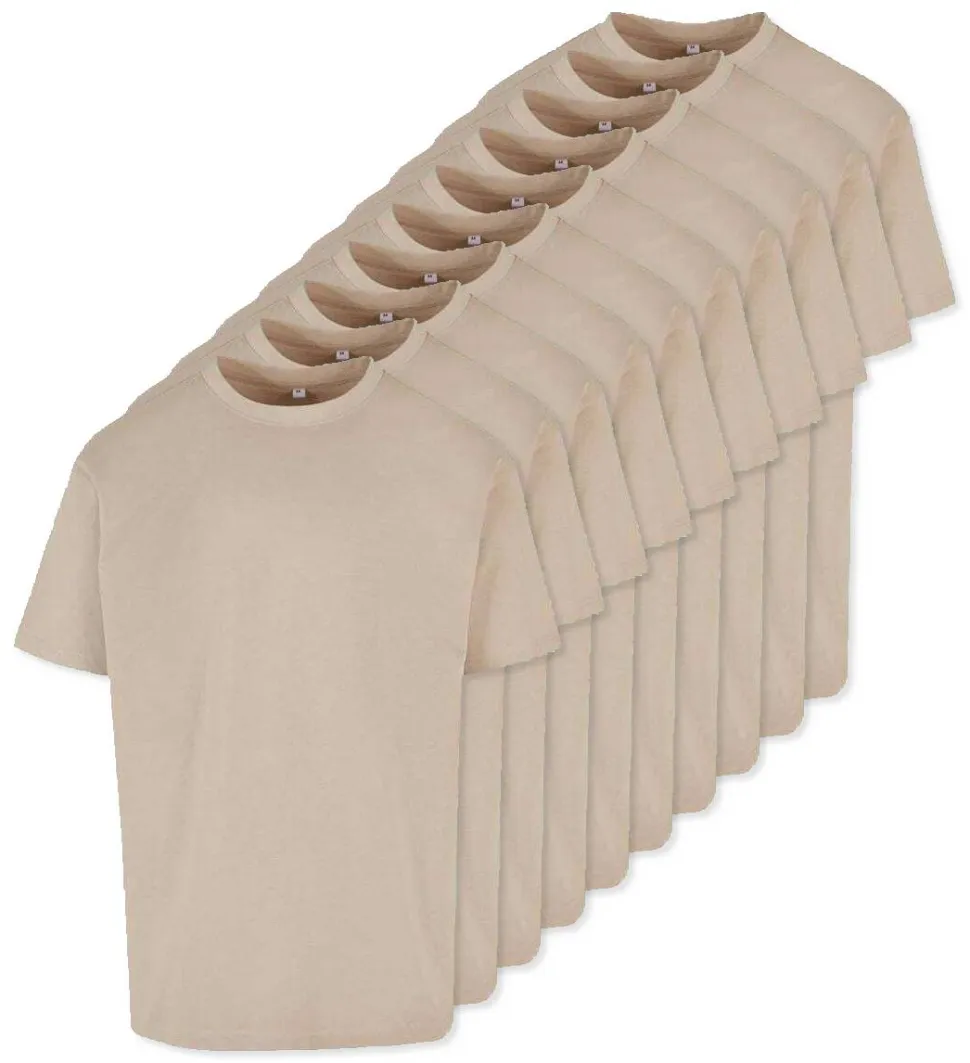 Pack de 100 Build Your Brand BY102 - T-shirt Oversize Confort Classique Homme