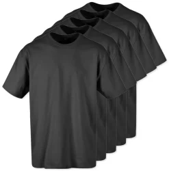 Pack de 5 Build Your Brand BY102 - T-shirt Oversize Confort Classique Homme