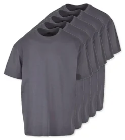 Pack de 5 Build Your Brand BY102 - T-shirt Oversize Confort Classique Homme