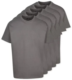 Pack de 5 Build Your Brand BY102 - T-shirt Oversize Confort Classique Homme