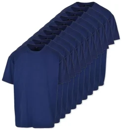 Pack de 10 Build Your Brand BY102 - T-shirt Oversize Confort Classique Homme