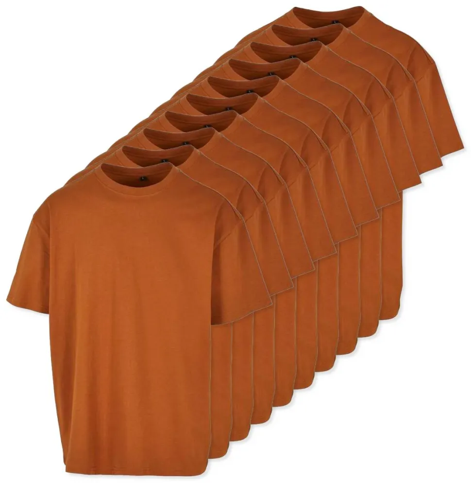 Pack de 10 Build Your Brand BY102 - T-shirt Oversize Confort Classique Homme