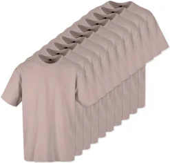 Pack de 10 Build Your Brand BY102 - T-shirt Oversize Confort Classique Homme