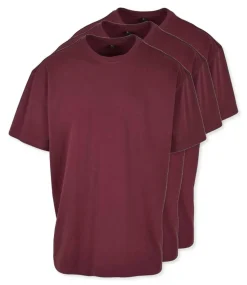 Pack de 3 Build Your Brand BY102 - T-shirt Oversize Confort Classique Homme