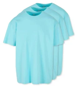 Pack de 3 Build Your Brand BY102 - T-shirt Oversize Confort Classique Homme