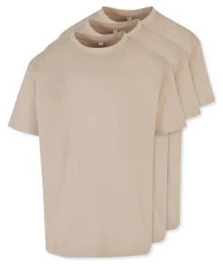 Pack de 3 Build Your Brand BY102 - T-shirt Oversize Confort Classique Homme