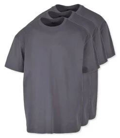 Pack de 3 Build Your Brand BY102 - T-shirt Oversize Confort Classique Homme