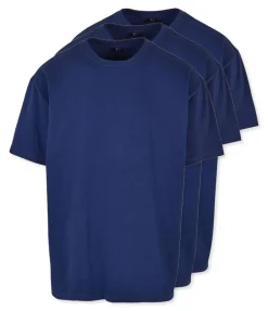 Pack de 3 Build Your Brand BY102 - T-shirt Oversize Confort Classique Homme