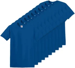 Pack de 100 Fruit of the Loom SC6 - T-Shirt Manches Courtes 100% Coton