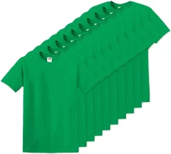 Pack de 100 Fruit of the Loom SC6 - T-Shirt Manches Courtes 100% Coton