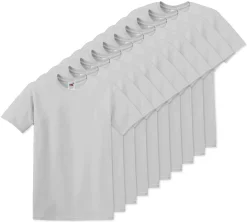 Pack de 10 Fruit of the Loom SC6 - T-Shirt Manches Courtes 100% Coton