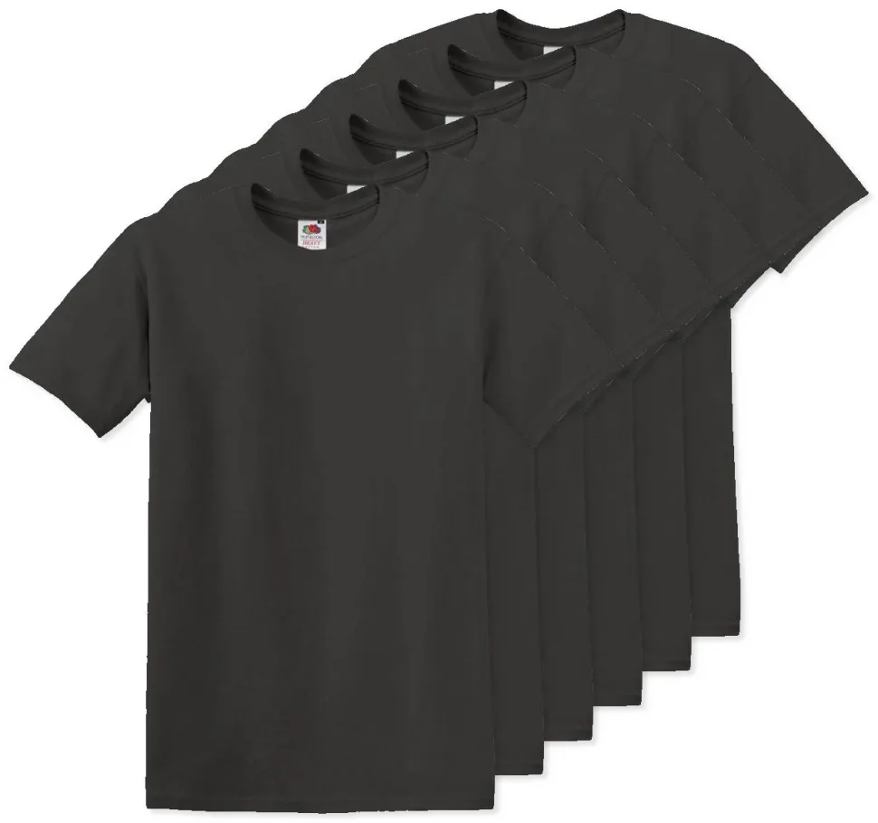 Pack de 60 Fruit of the Loom SC220 - T-Shirt Col Rond Homme