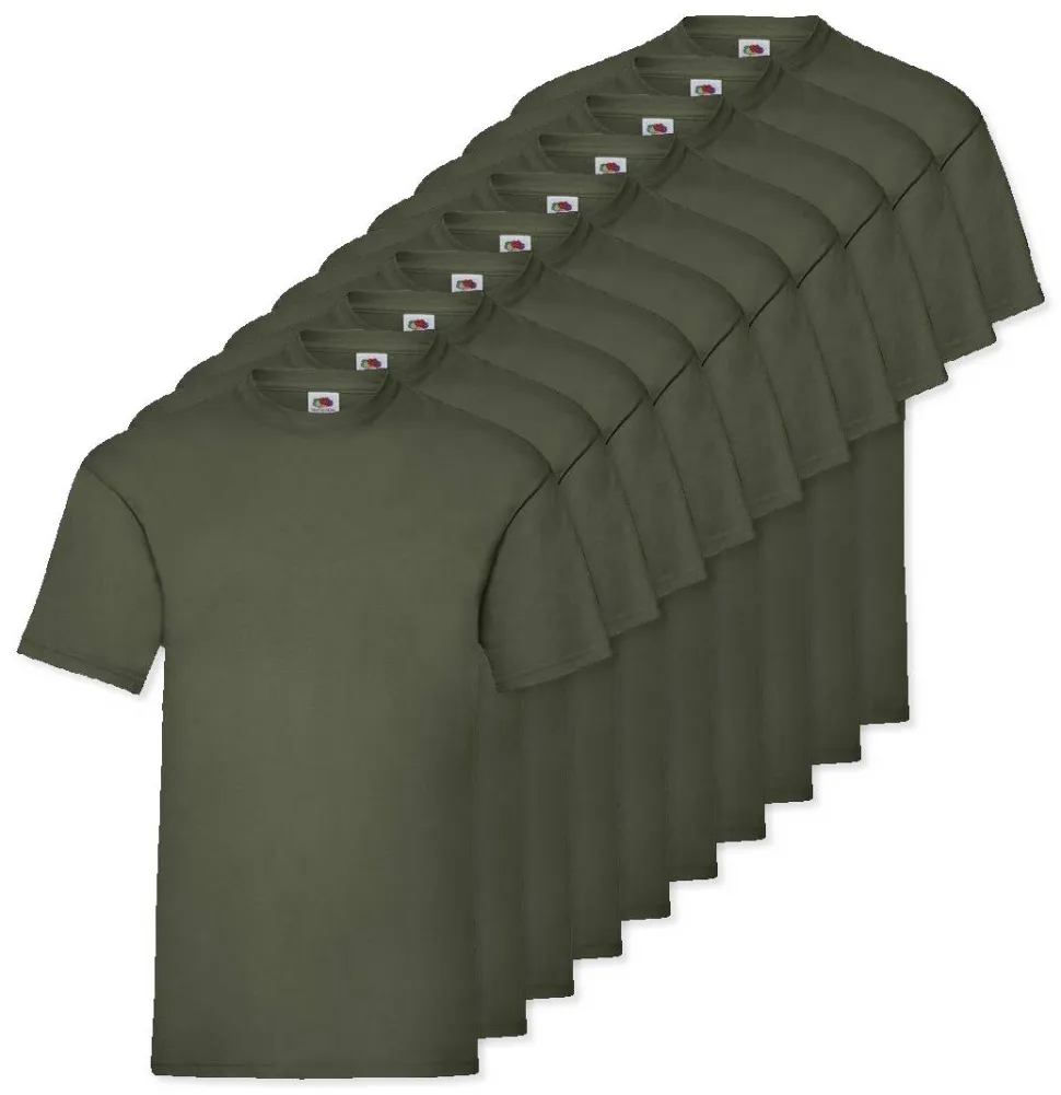 Pack de 72 Fruit of the Loom SC230 - T-Shirt Manches Courtes Homme