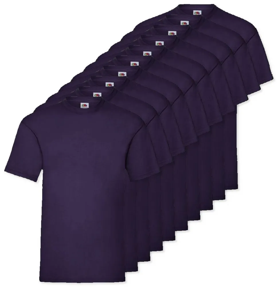 Pack de 72 Fruit of the Loom SC230 - T-Shirt Manches Courtes Homme