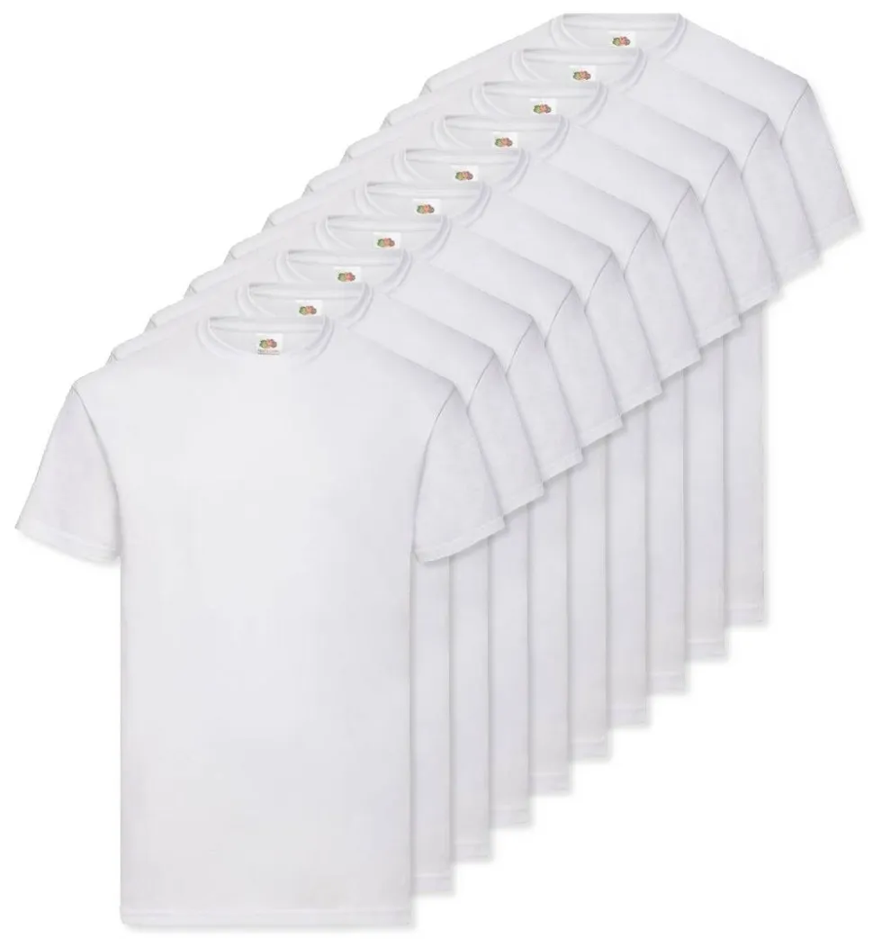 Pack de 72 Fruit of the Loom SC230 - T-Shirt Manches Courtes Homme