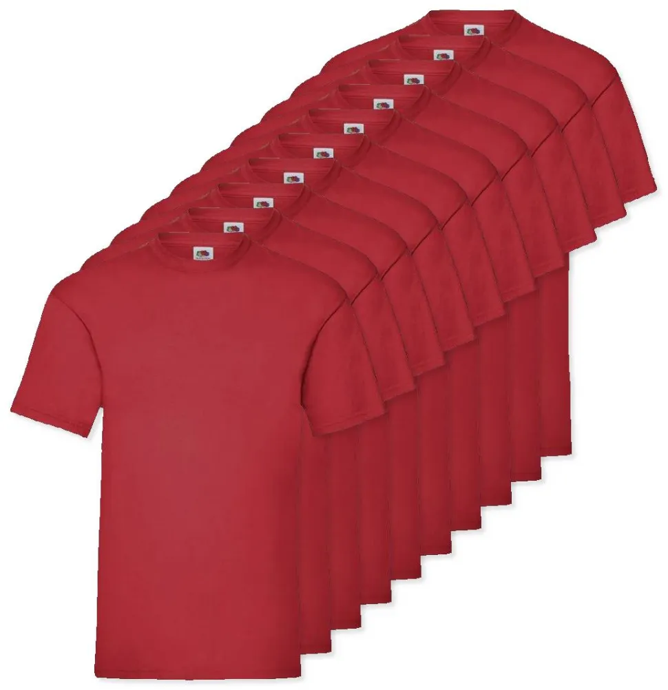 Pack de 72 Fruit of the Loom SC230 - T-Shirt Manches Courtes Homme
