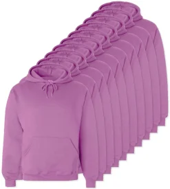 Pack de 48 Fruit of the Loom SC270 - Sweat Shirt Capuche Homme Coton