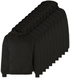 Pack de 48 Fruit of the Loom SC270 - Sweat Shirt Capuche Homme Coton