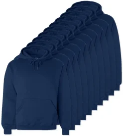 Pack de 48 Fruit of the Loom SC270 - Sweat Shirt Capuche Homme Coton
