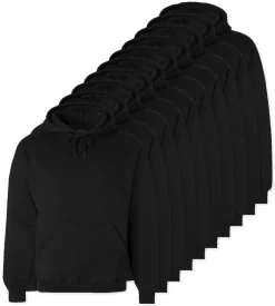Pack de 48 Fruit of the Loom SC270 - Sweat Shirt Capuche Homme Coton
