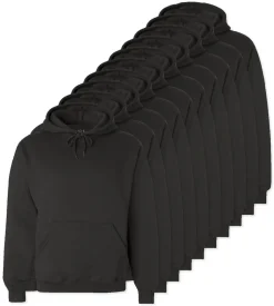 Pack de 48 Fruit of the Loom SC270 - Sweat Shirt Capuche Homme Coton