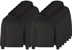 Pack de 12 Fruit of the Loom SC270 - Sweat Shirt Capuche Homme Coton