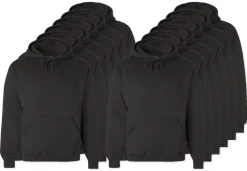 Pack de 12 Fruit of the Loom SC270 - Sweat Shirt Capuche Homme Coton
