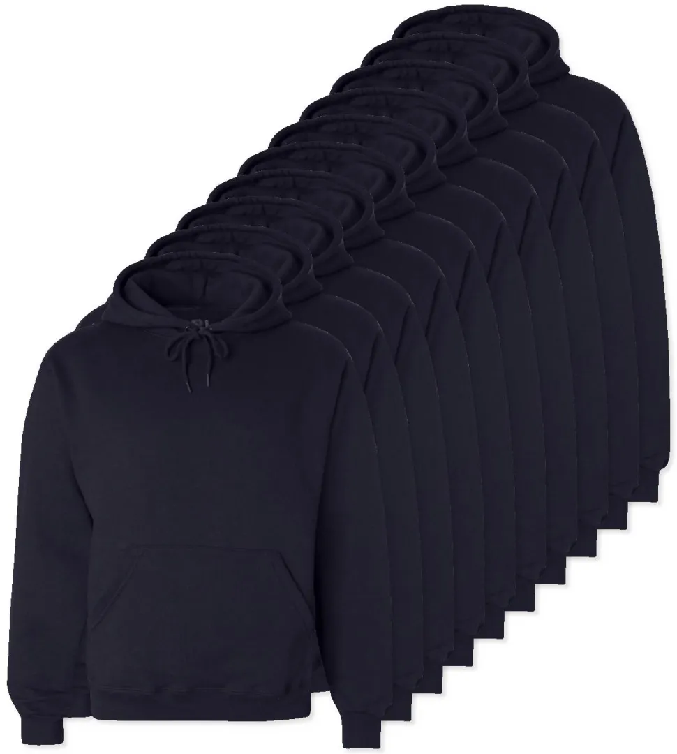 Pack de 24 Fruit of the Loom SC270 - Sweat Shirt Capuche Homme Coton
