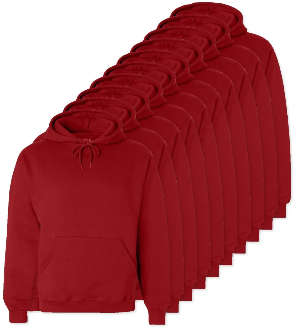 Pack de 24 Fruit of the Loom SC270 - Sweat Shirt Capuche Homme Coton