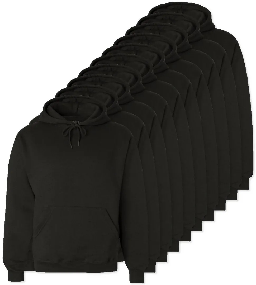 Pack de 24 Fruit of the Loom SC270 - Sweat Shirt Capuche Homme Coton