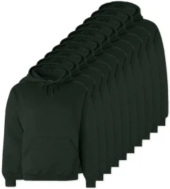 Pack de 24 Fruit of the Loom SC270 - Sweat Shirt Capuche Homme Coton