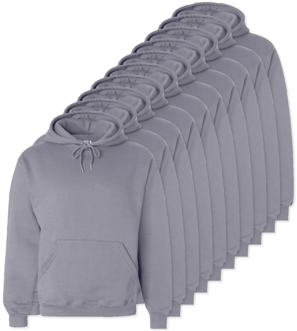 Pack de 24 Fruit of the Loom SC270 - Sweat Shirt Capuche Homme Coton