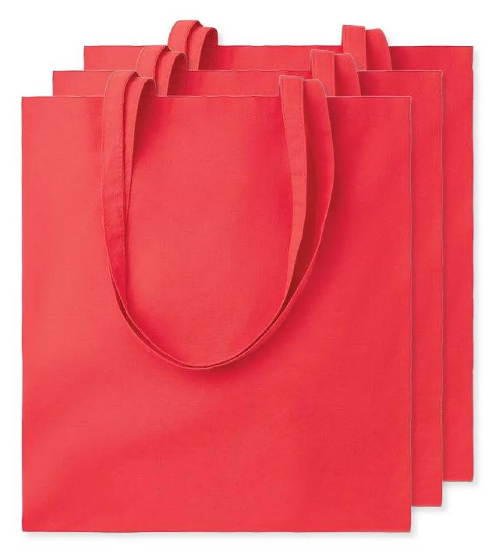 Pack de 3 GiftRetail MO9268 - COTTONEL COLOUR + Sac shopping coton 140gr/m²