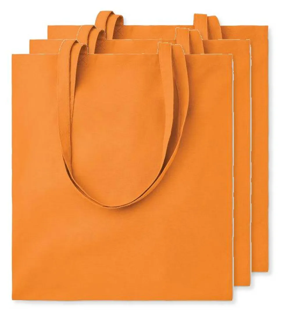 Pack de 3 GiftRetail MO9268 - COTTONEL COLOUR + Sac shopping coton 140gr/m²