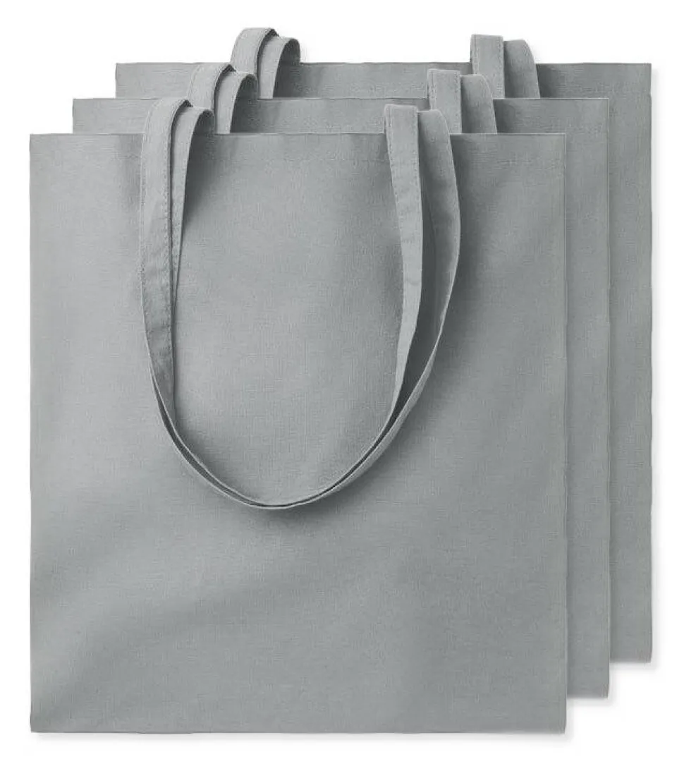 Pack de 3 GiftRetail MO9268 - COTTONEL COLOUR + Sac shopping coton 140gr/m²