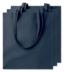 Pack de 3 GiftRetail MO9268 - COTTONEL COLOUR + Sac shopping coton 140gr/m²