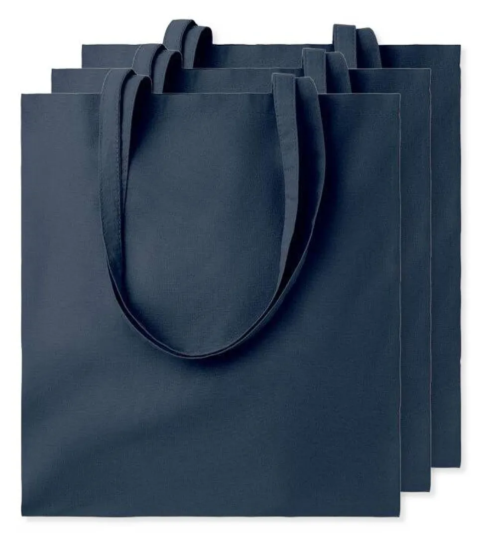 Pack de 3 GiftRetail MO9268 - COTTONEL COLOUR + Sac shopping coton 140gr/m²