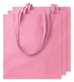 Pack de 3 GiftRetail MO9268 - COTTONEL COLOUR + Sac shopping coton 140gr/m²