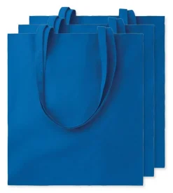 Pack de 3 GiftRetail MO9268 - COTTONEL COLOUR + Sac shopping coton 140gr/m²