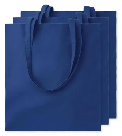 Pack de 3 GiftRetail MO9268 - COTTONEL COLOUR + Sac shopping coton 140gr/m²