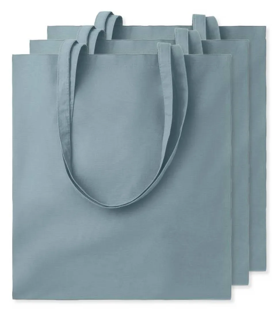 Pack de 3 GiftRetail MO9268 - COTTONEL COLOUR + Sac shopping coton 140gr/m²