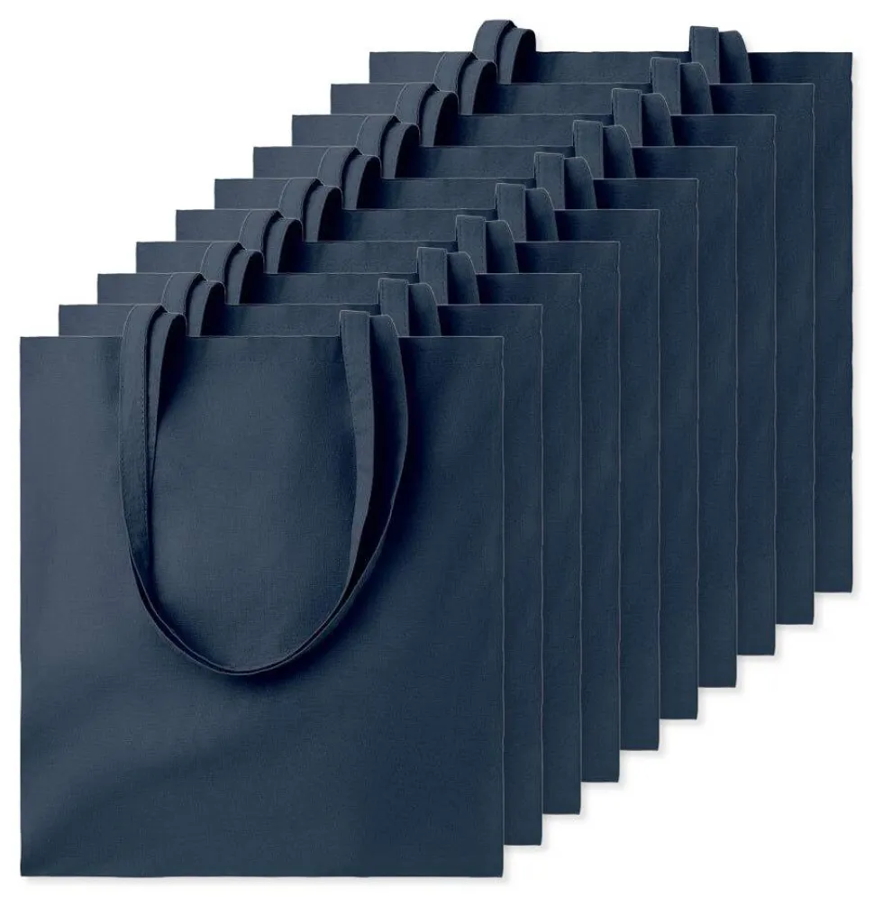 Pack de 10 GiftRetail MO9268 - COTTONEL COLOUR + Sac shopping coton 140gr/m²