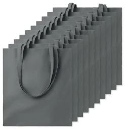 Pack de 10 GiftRetail MO9268 - COTTONEL COLOUR + Sac shopping coton 140gr/m²