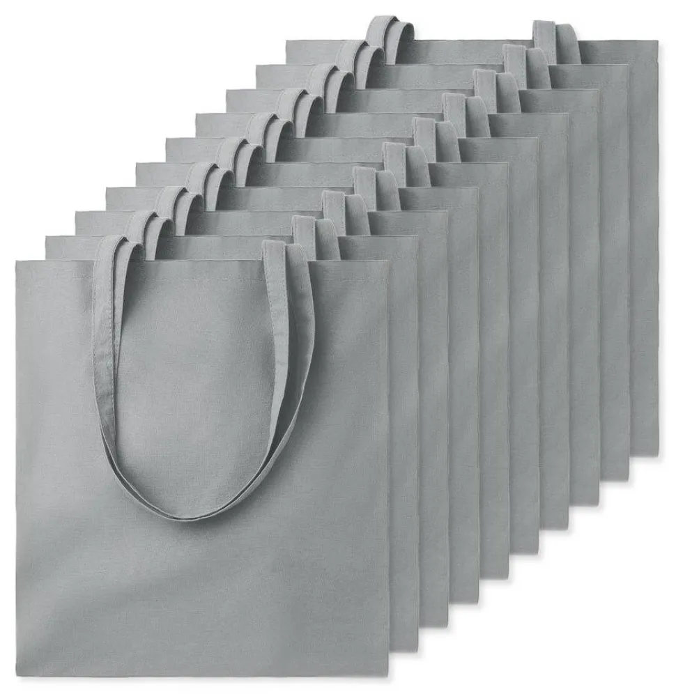 Pack de 10 GiftRetail MO9268 - COTTONEL COLOUR + Sac shopping coton 140gr/m²