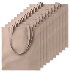 Pack de 10 GiftRetail MO9268 - COTTONEL COLOUR + Sac shopping coton 140gr/m²