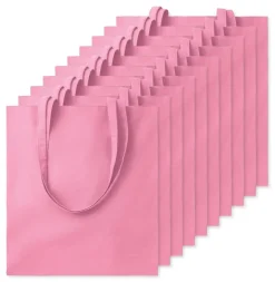 Pack de 10 GiftRetail MO9268 - COTTONEL COLOUR + Sac shopping coton 140gr/m²