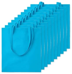 Pack de 10 GiftRetail MO9268 - COTTONEL COLOUR + Sac shopping coton 140gr/m²